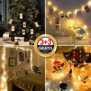 2x 3m Virtene ar klipšiem attēlu piekāršanai | PHOTOGLO