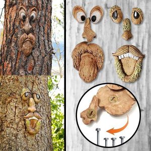 Dārza dekorēšana, vecs smaidošs vīrietis | SCULPTURE