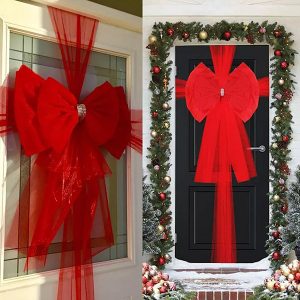 Liela bante Ziemassvētku un svētku dekoram | RUBYBOW