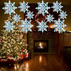 3D hologrāfiskās sniegpārslas (6 gab.) | HOLOFLAKE