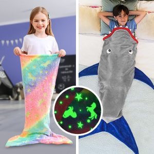 Spīdošas astes segas bērniem | MERMAIDREAM