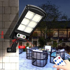 Saules kustības sensors gaisma - 48 LED, IP65, 3 režīmi, tālvadības pults | SENSLED