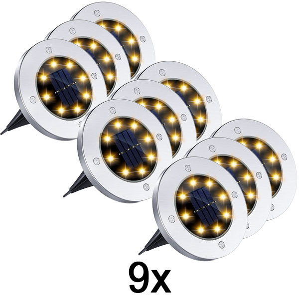 3x Āra saules grīdas gaismas (3 gab.) | LUMIGARD