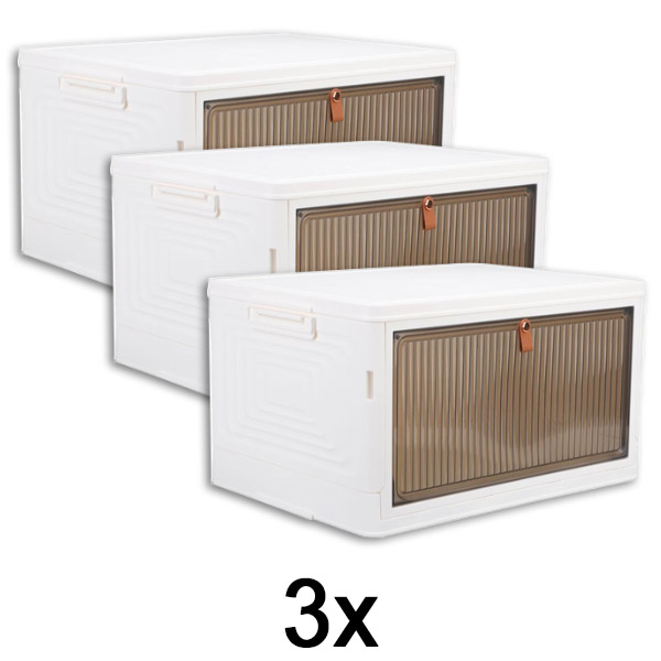 3x Uzglabāšanas kaste ar vāku – gatava 2 minūtēs, bez instrumentiem | ORGABOX