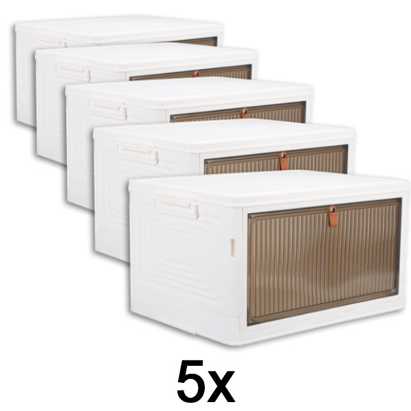 5x Uzglabāšanas kaste ar vāku – gatava 2 minūtēs, bez instrumentiem | ORGABOX