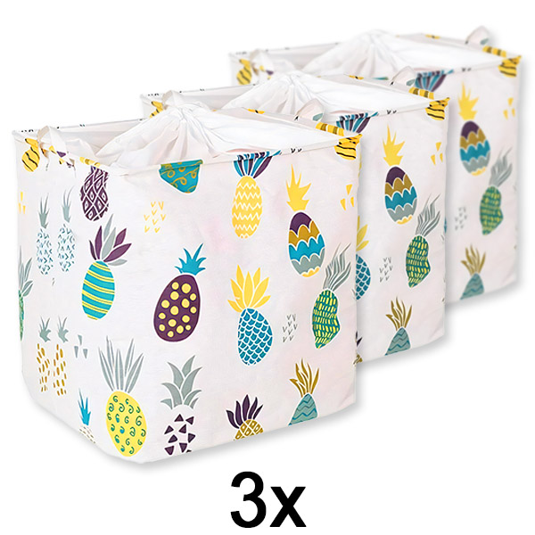 3x Salokāma, liela uzglabāšanas kaste CLOTHBOX
