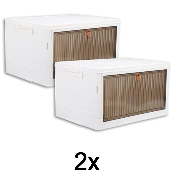 2x Uzglabāšanas kaste ar vāku – gatava 2 minūtēs, bez instrumentiem | ORGABOX
