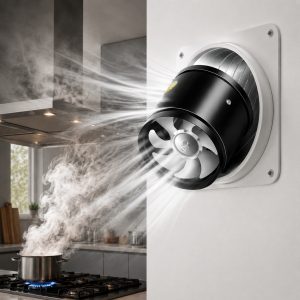 Nosūces ventilators virtuvei, vannasistabai un birojam - 160 m³/h vai 530 m³/h | VENTORIS